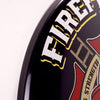 Firefighters Real Super Heroes Dome Metal Sign - 15.5"